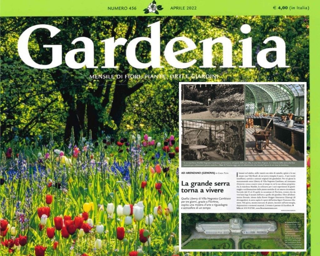 FlorArte Arenzano sulla rivista Gardenia